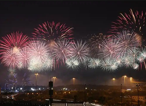 海丰县焰火晚会